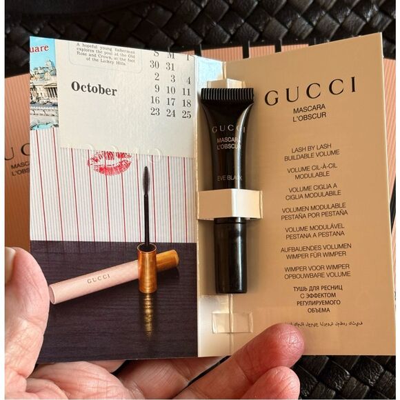 GUICCI - NWT - Lot of TEN Sample Sz (.03 fl.oz. Ea) Gucci Mascara L'Obscur/Black - Picture 5 of 11